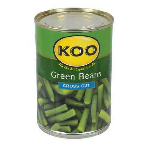 002417 BEANS GREEN CUT TINNED