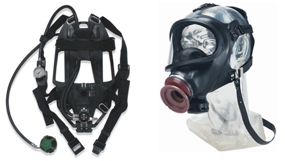 330421 SELF CONTAIN BREATH APPARATUS, MSA FIREHAWK M7 AIR MASK