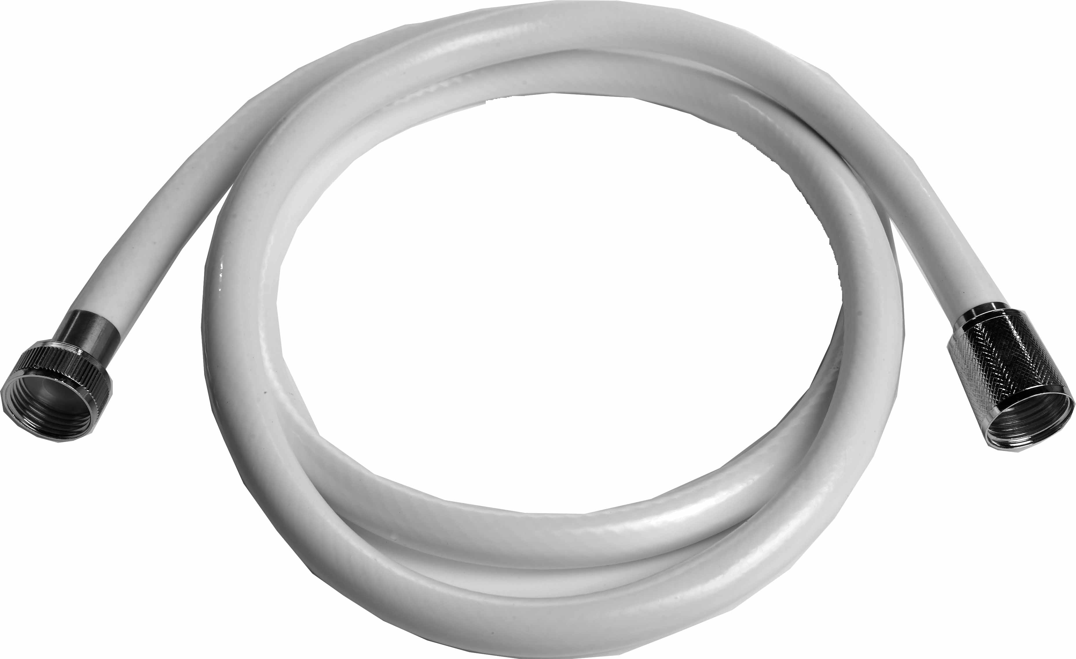 531821 HOSE SHOWER WHITE PVC 1/2