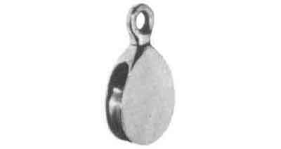 371587 BLOCK FLAG BRASS 38MM