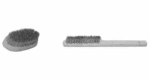 510667 BRUSH HAND BRASS, STRAIGHT HANDLE