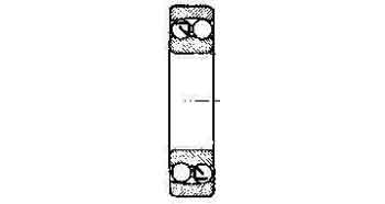 771023 BALL BEARING DOUBLE ROW, DEEP GROOVE NO.1222