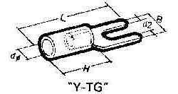 794684 CABLE SHOE CLAMPING TYPE-Y, NOMINAL SIZE 2.0-4