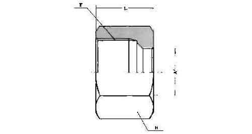 734116 NUT BRASS FOR FLARELESS TUBE, FITTING 15MM
