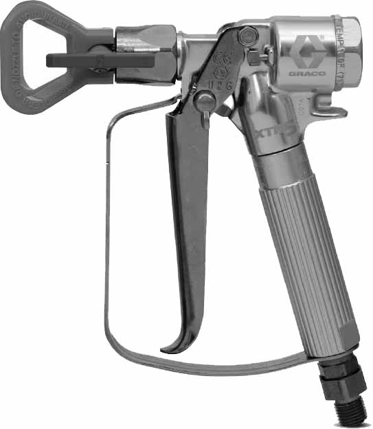 270905 GUN AIRLESS SPRAY GRACO XTR-7, OVAL HANDLE W/TIP #XTR702