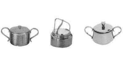 171108 SUGAR POT STAINLESS STEEL, 130CC