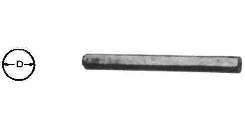 671766 STAINLESS STEEL ROUND, HOT-ROLLED SUS-430 16MM 3MTR