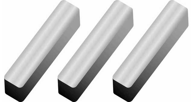 695631 KEY MACHINE DOUBLE SQUARE ENDS, STAINLESS STEEL 3X3X300MM
