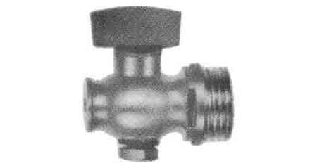 752055 PEE COCK WITH TEE HANDLE BRASS, STRAIGHT NOSE PT3/4