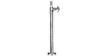 530341 WATER SUPPLY W/STOP TL4D1FU, 1/2