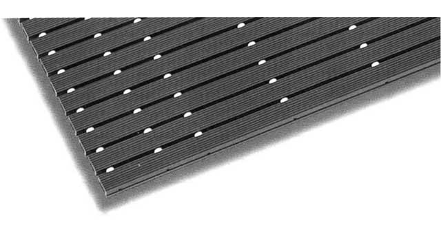 511062 MAT DOOR VINYL JOINTED, P.V.C. CORRUGATED 45X75CM