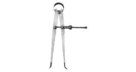 650175 CALIPER INSIDE WITH SPRING, 250MM