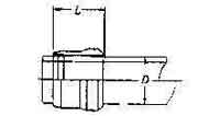 733471 SLEEVE FOR STEEL COMPRESSION, FITTING 25MM 350KG