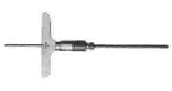 650478 MICROMETER DEPTH 0-300MM, IN 0.01MM WITH SLIDABLE ROD