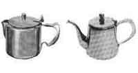 171142 TEA POT STAINLESS STEEL, 550CC 92MM DIA 90MM HEIGHT