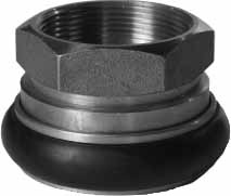 331876 ADAPTER FIREHOSE BRASS MACHINO, 2-1/2