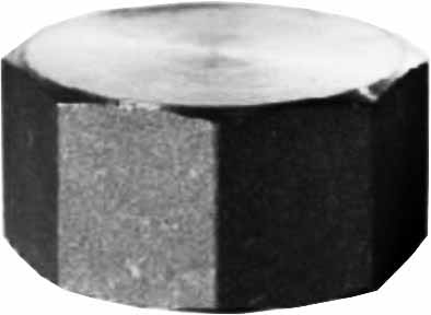732177 CAP BRASS 1/4 THREADED