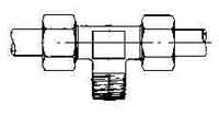 733309 BRANCH TEE MALE COMPRESSION, STEEL 12MMXPT3/8 400KG