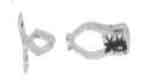 490832 CABINET CATCH PHOSPHOR BRONZE, C-TYPE