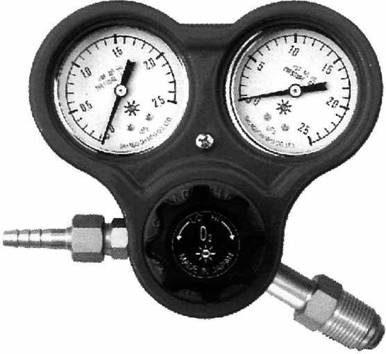 850191 REGULATOR OXYGEN MALE THREAD, FOR INLET W22.8X14TPI