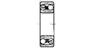 771117 BALL BEARING DOUBLE ROW, DEEP GROOVE NO.2216