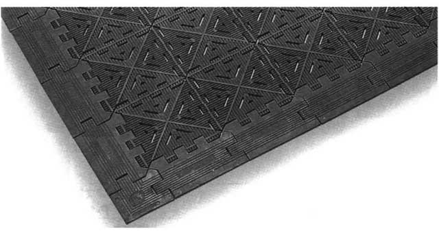 511067 MAT DOOR RUBBER JOINTED, 45X75CM