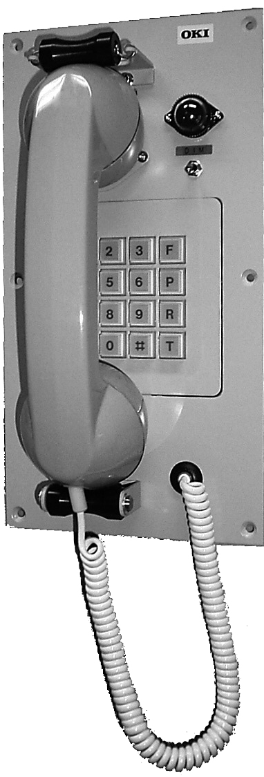 372175 AUTO TELEPHONE DECK-WATERTIGHT, (IP55) FLUSH TYPE ODA-1782-1N