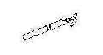 231828 ACTUATOR POLE MODEL AP-5-22, ALUMINIUM 22'