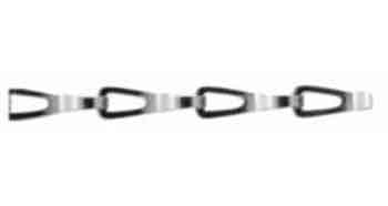 231127 CHAIN STAINLESS STEEL SASH, THICK 0.7MM 14.8X2.7X6.4MM