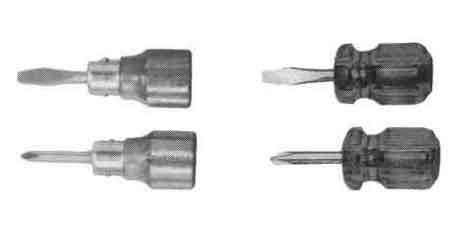 612323 SCREWDRIVER STUBBY, WOOD HANDLE PHILLIPS #2 38MM