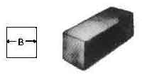 670230 STEEL SQUARE COLD-FINISHED, 22MM 3MTR