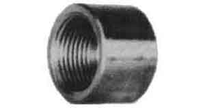 732541 CAP ROUND STAINLESS STEEL, 1 THREADED