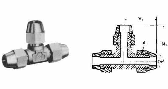 733776 TEE FLARED BRASS 1/4