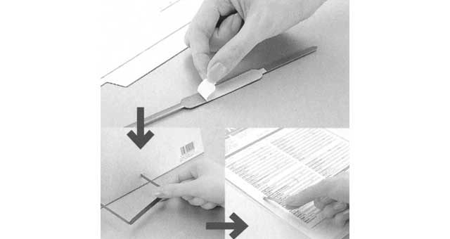 471159 FASTENER PAPER STICK TYPE, PRONG LENGTH 80MM 50'S/PKT