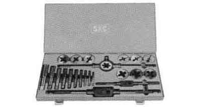 632223 SCREW PLATE SET UNIFIED COARSE, #OK35-1/2 1/4 TO 3/4 18PCS/SET