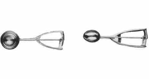 170711 ICE-CREAM SCOOP STAINLESS, STEEL ROUND 55MM DIAM 50CC