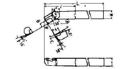 632788 TOOL WITH CARBIDE TIP SINGLE, #45-4 RIGHT HAND 25X25X230MM