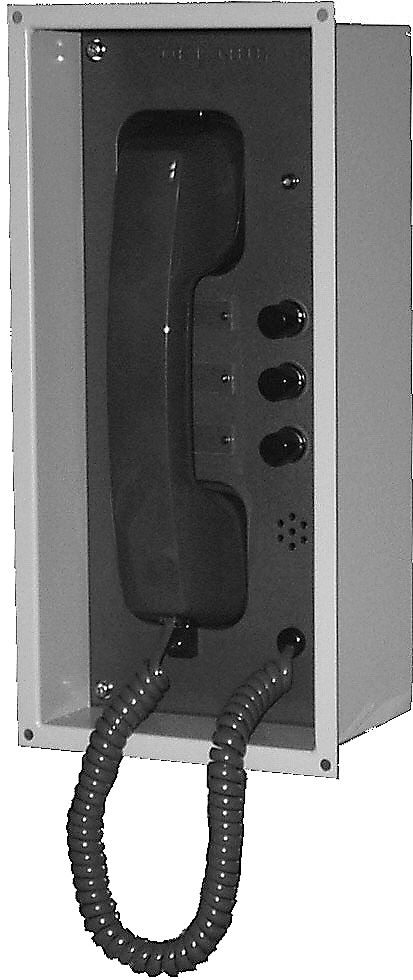 372154 BATTERY TELEPHONE 1:3 NONWATER, PRF BUILTIN ONWALL ODC2785-1NK