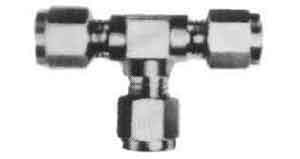 734419 TEE UNION STAINLESS STEEL 12MM, FLARELESS