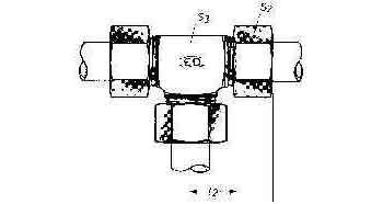 734490 TEE EQUAL H.P.STEEL ERMETO, 15MM 315KG