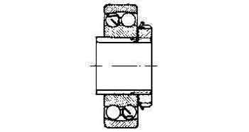 771091 BALL BEARING DOUBLE ROW, DEEP GROOVE NO.1315K