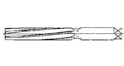 630740 REAMER HAND HELICAL FLUTE, 20X220MM