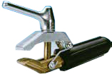 851045 EARTH CLAMP SCREW ON TYPE, W/RUBBER 600AMP JAW WIDTH:42MM