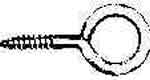 696652 SCREW EYE BRASS NO.20 75MM