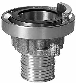 333528 COUPLING HOSE BRASS SMS, 2-1/2