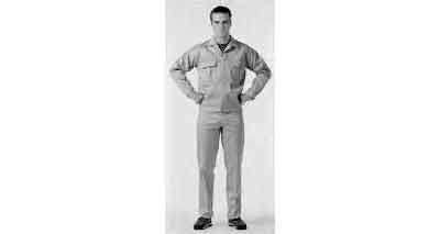 190723 TROUSERS WORKING COTTON KHAKI, WAIST 85CM