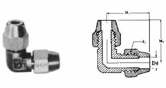733746 ELBOW FLARED 90DEG BRASS, 1/4X1/4