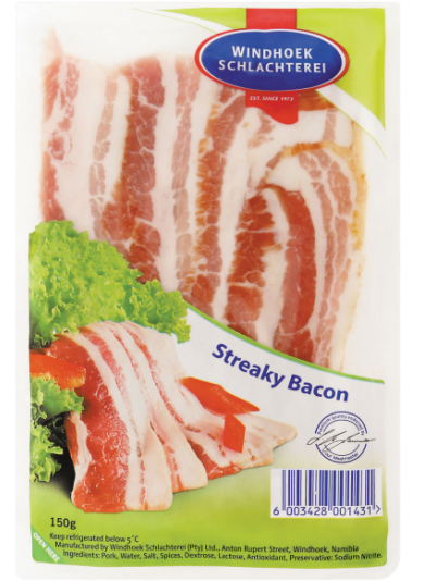 007803 BACON STREAKY SLICED, VACUUM PACK