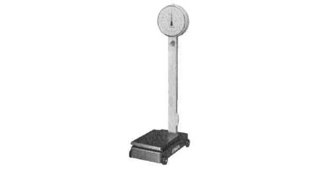 650768 SPRING PLATFORM SCALE, WITH WHEEL CAPACITY 150KGS