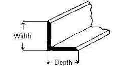 671575 STEEL EQUAL ANGLE HOT-ROLLED, 100X100X13MM 20FEET